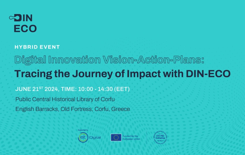 Invitation to the Hybrid Event: "Digital Innovation Vision-Action-Plans: Tracing the Journey of Impact with DIN-ECO"